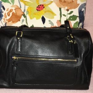 Black Coach Satchel Handbag